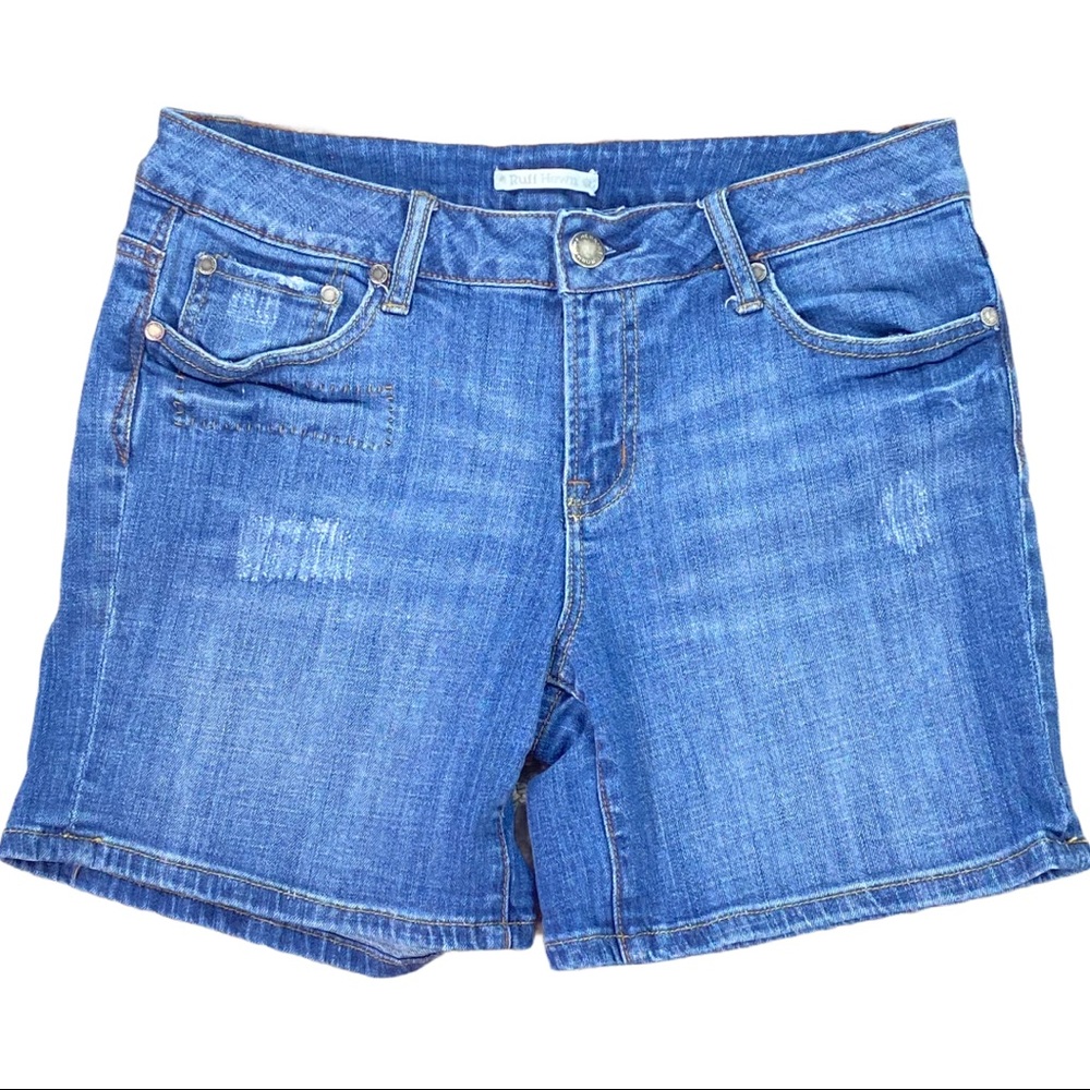 Woman’s Ruff Hewn denim jean shorts size 8